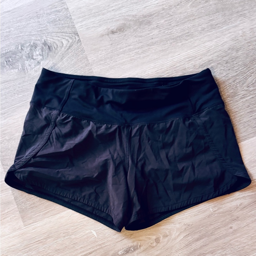 Lululemon Athletica Black speed up shorts